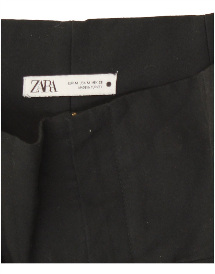 Pantaloni casual slim da donna Zara medi W28 L28 neri