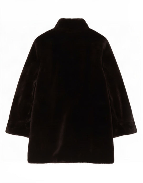 Cappotto oversize da donna in pelliccia sintetica Basler UK 10 piccolo acrilico marrone