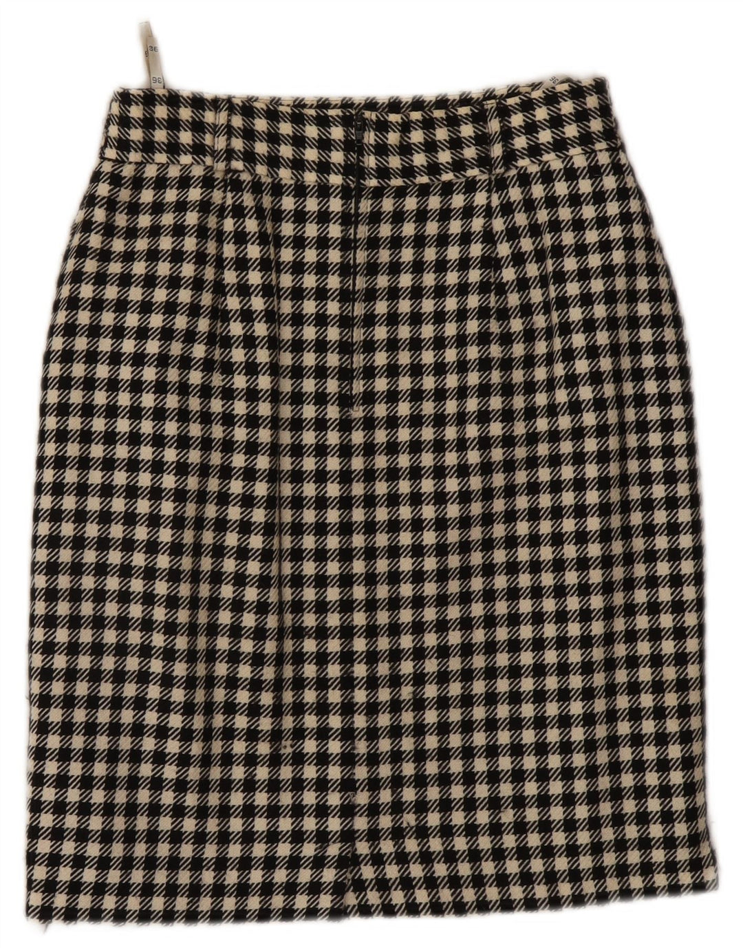Gonna a tubino da donna Gerry Weber EU 36 piccola W26 lana pied de poule nera