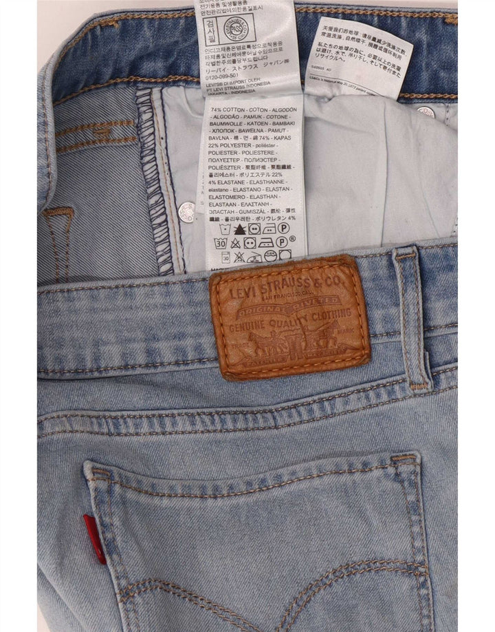 Jeans skinny Levi's 711 da donna W29 L31 cotone blu