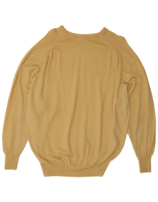 Angelo Litrico Maglia Maglia Uomo Girocollo IT 56/58 XL Giallo Lana Vergine