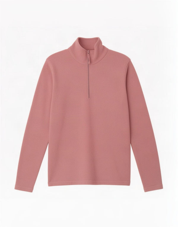 Maglione in pile da donna con collo e zip Mountain Warehouse UK 6 XS poliestere rosa