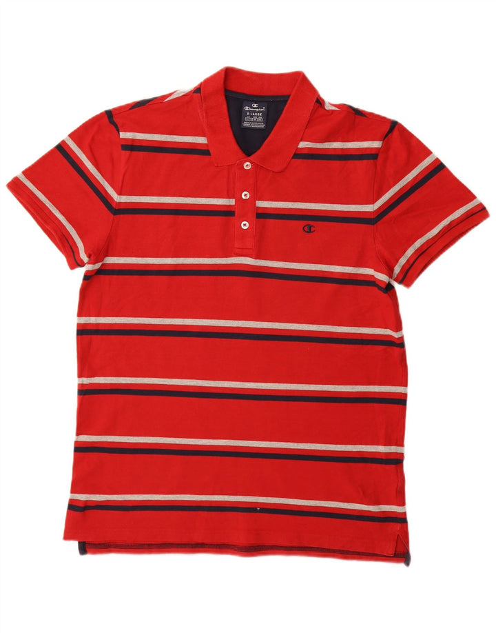 Polo da uomo Champion XL a righe rosse