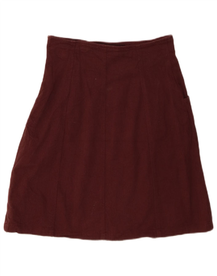 Gonna a trapezio da donna Iceberg Cento / Cento IT 42 media W26 Borgogna