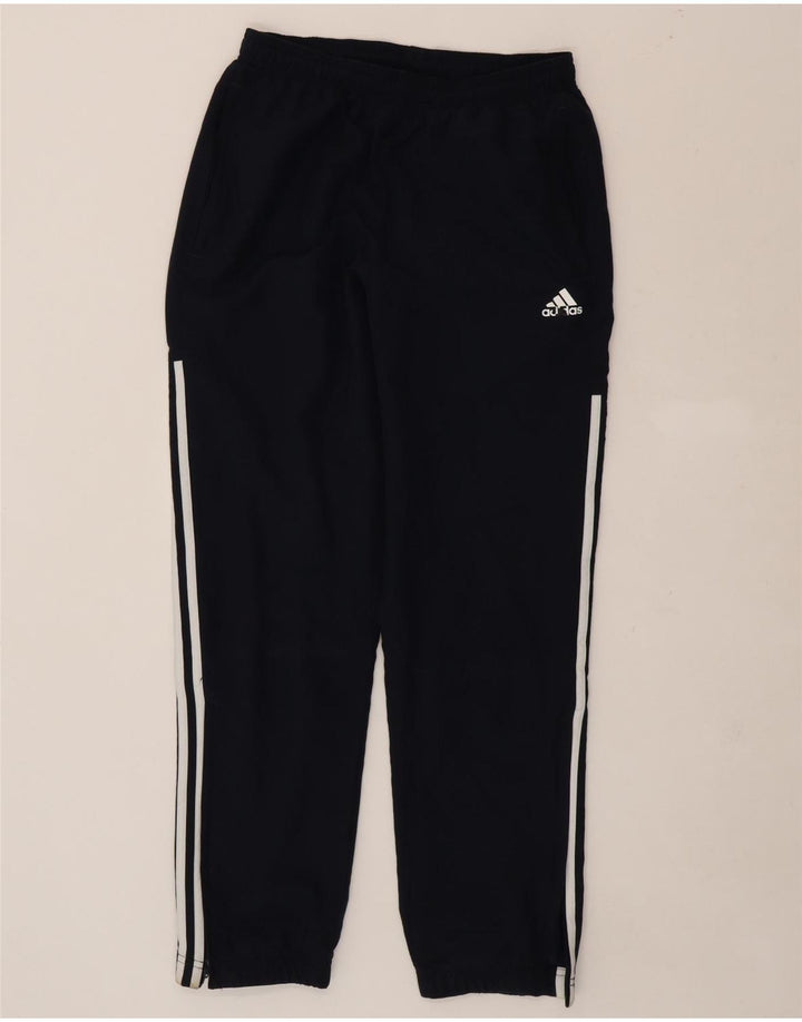 ADIDAS Mens Tracksuit Trousers Joggers Small  Navy Blue Polyester