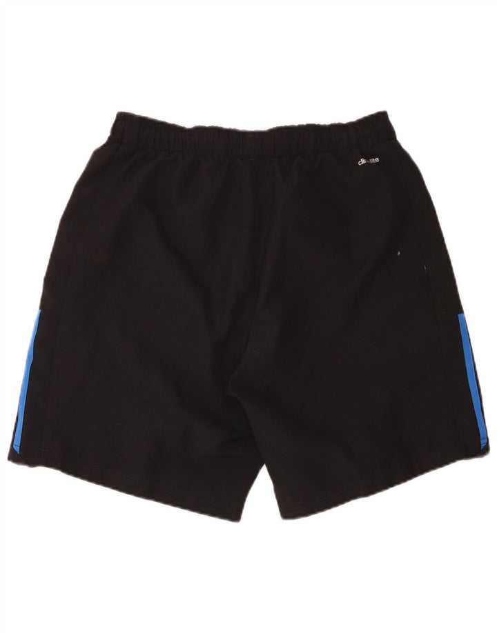 Pantaloncini sportivi Adidas Climalite da uomo medio poliestere nero
