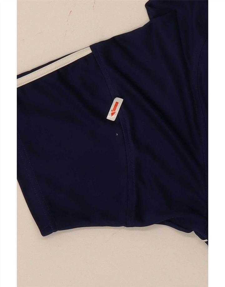T-shirt da uomo Adidas Top media blu navy sportiva