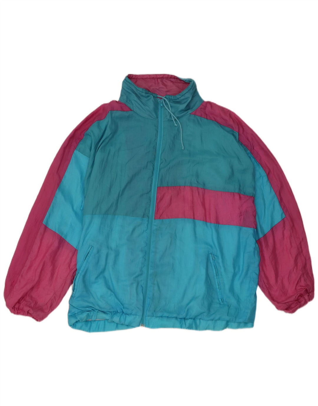 Tuta intera da uomo Nortons XL rosa color block in poliammide