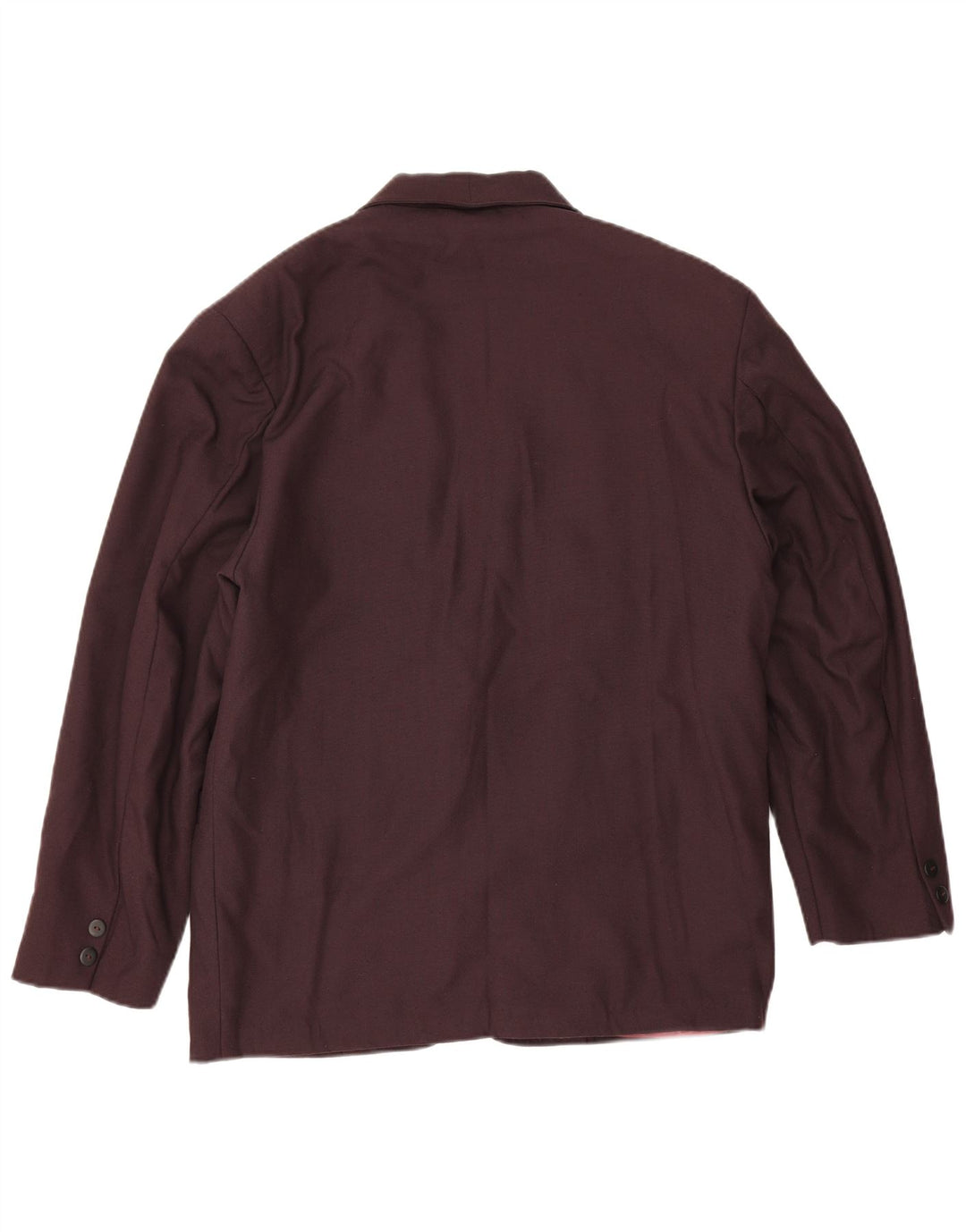 Giacca blazer da uomo a 2 bottoni Wampum UK 38 Viscosa bordeaux media