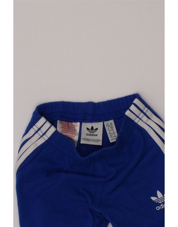 Pantaloncini sportivi ADIDAS per neonato 6-9 mesi in cotone blu