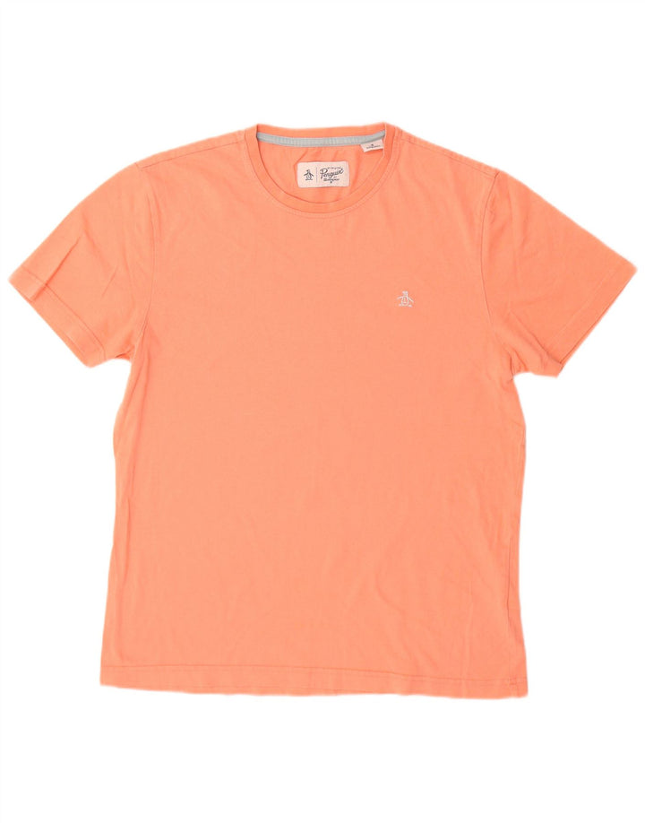 T-shirt da uomo Penguin Top in cotone rosa medio