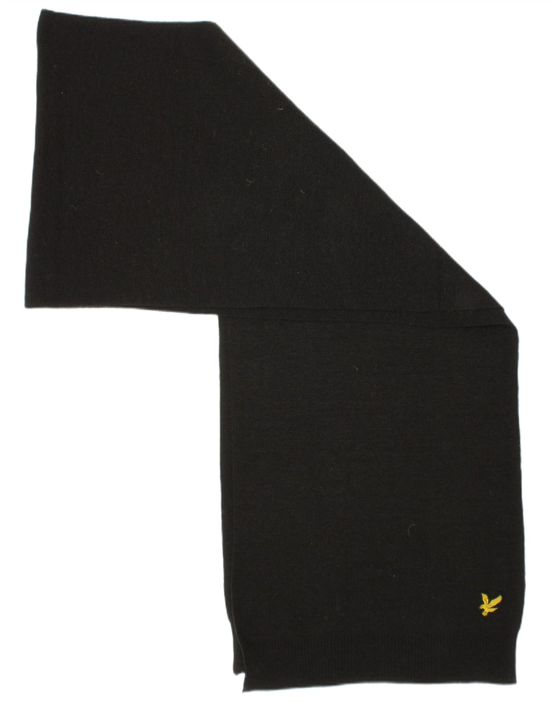 Sciarpa rettangolare da uomo Lyle & Scott, taglia unica, in poliestere nero