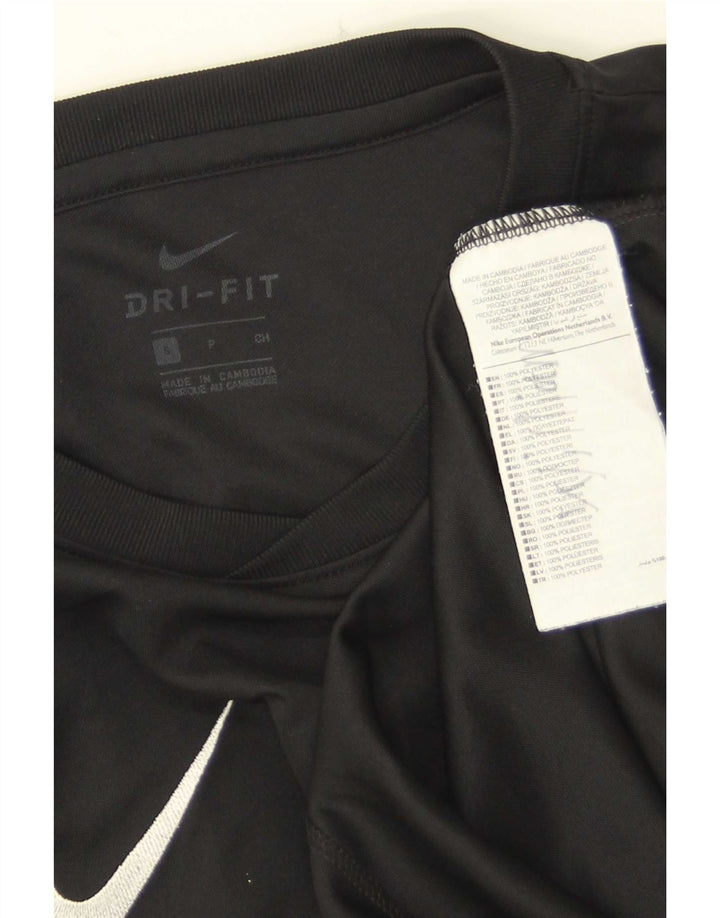 T-shirt Nike Dri Fit da uomo, piccola, in poliestere nero