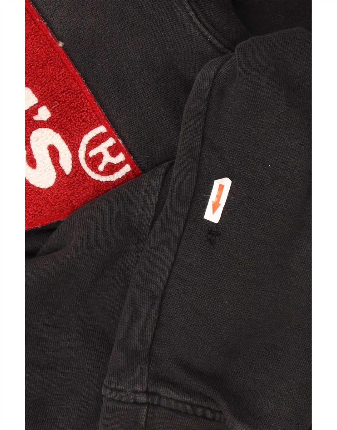 Maglione con cappuccio grafico da uomo Levi's in cotone nero medio