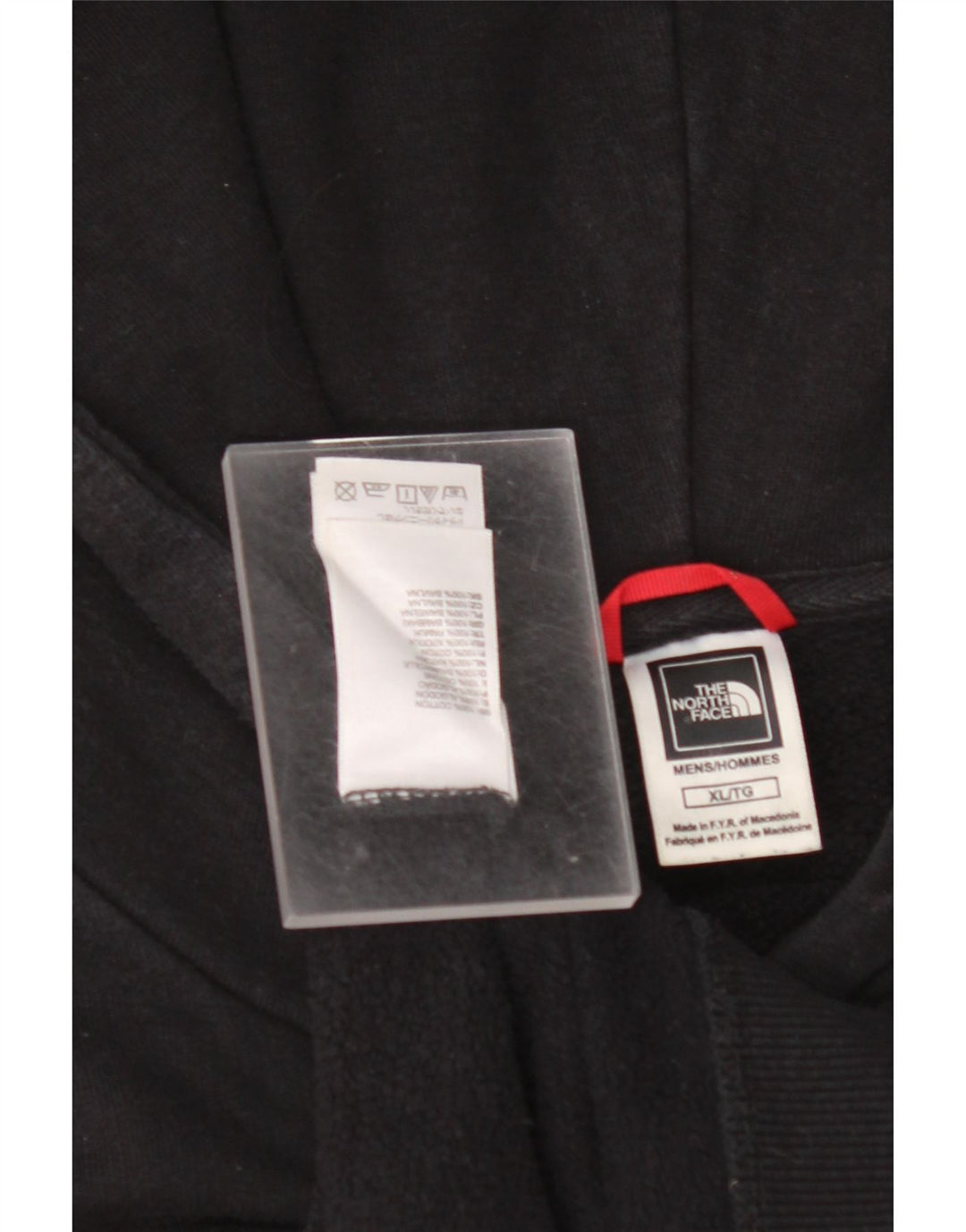 THE NORTH FACE Felpa con cappuccio grafica da uomo XL in cotone nero