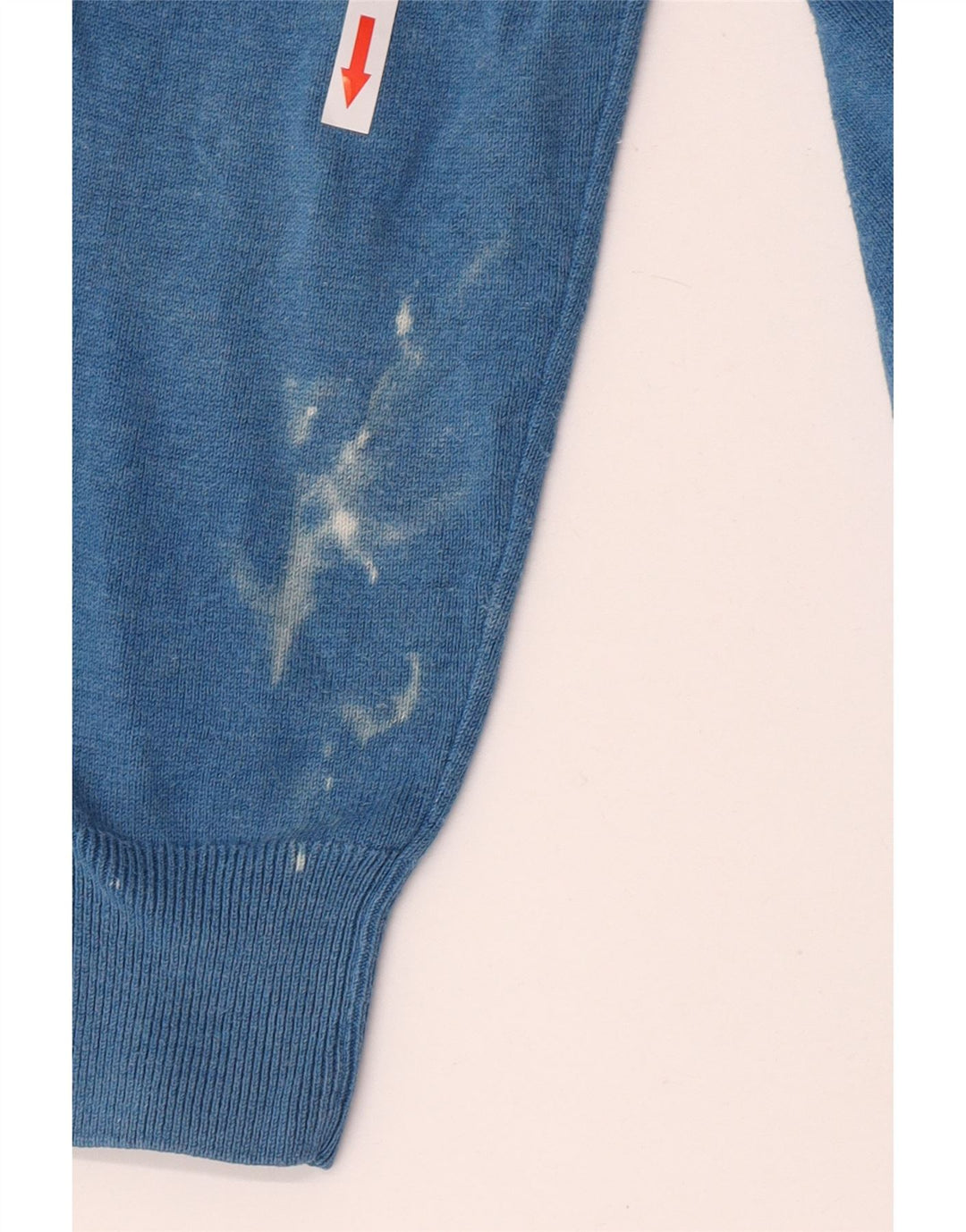 MARKS & SPENCER Maglione da uomo con scollo a V piccolo cotone blu