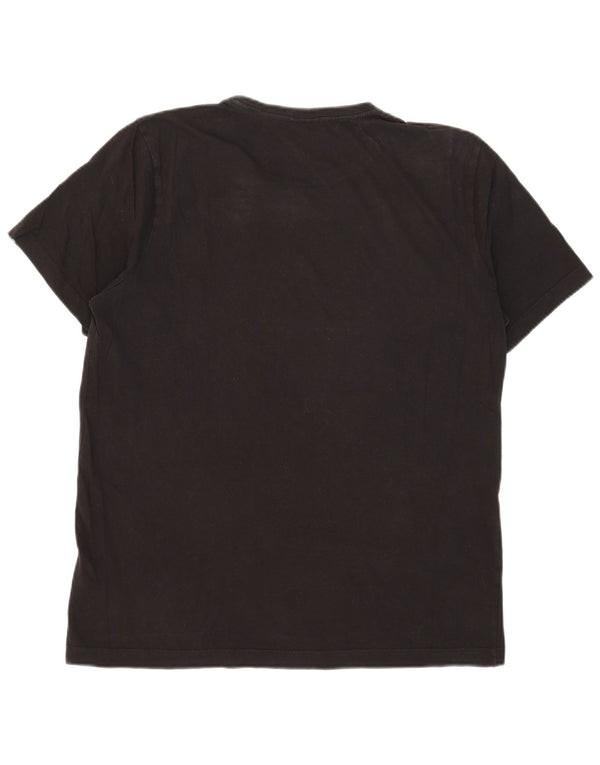T-shirt grafica da uomo Puma Top grande in cotone nero