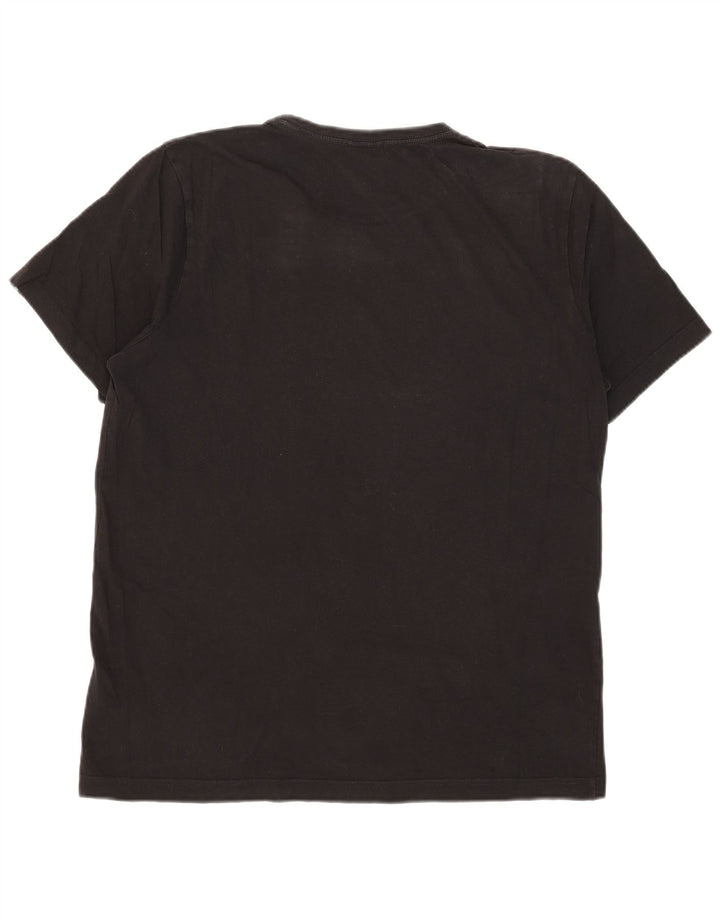 T-shirt grafica da uomo Puma Top grande in cotone nero