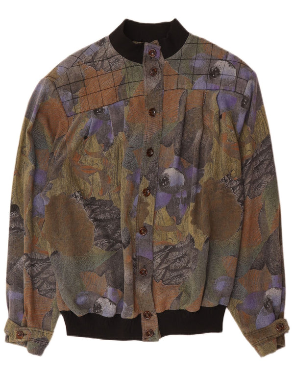 Giubbotto Bomber Donna Mario Pucci Cecconi IT 44 Medio Multicolore Floreale