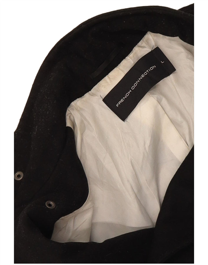 Cappotto da marinaio da uomo French Connection UK 40 grande nero