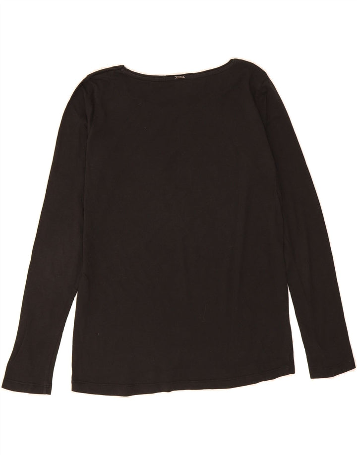 REPLAY Womens Top Long Sleeve UK 12 Medium Black Vintage Replay and Second-Hand Replay from Messina Hembry 