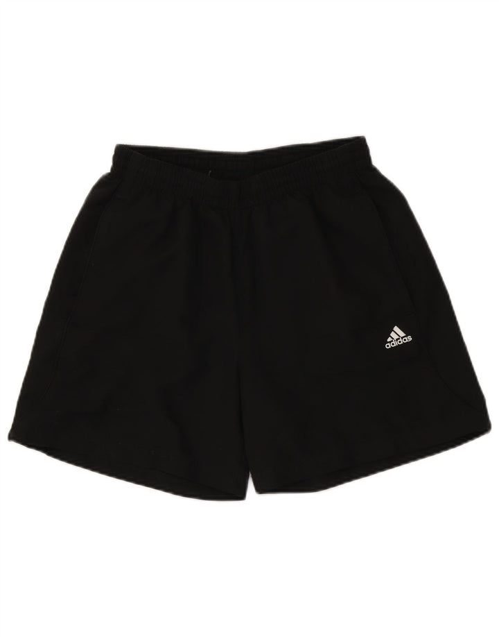 Pantaloncini sportivi Adidas da ragazzo 15-16 anni in poliestere nero