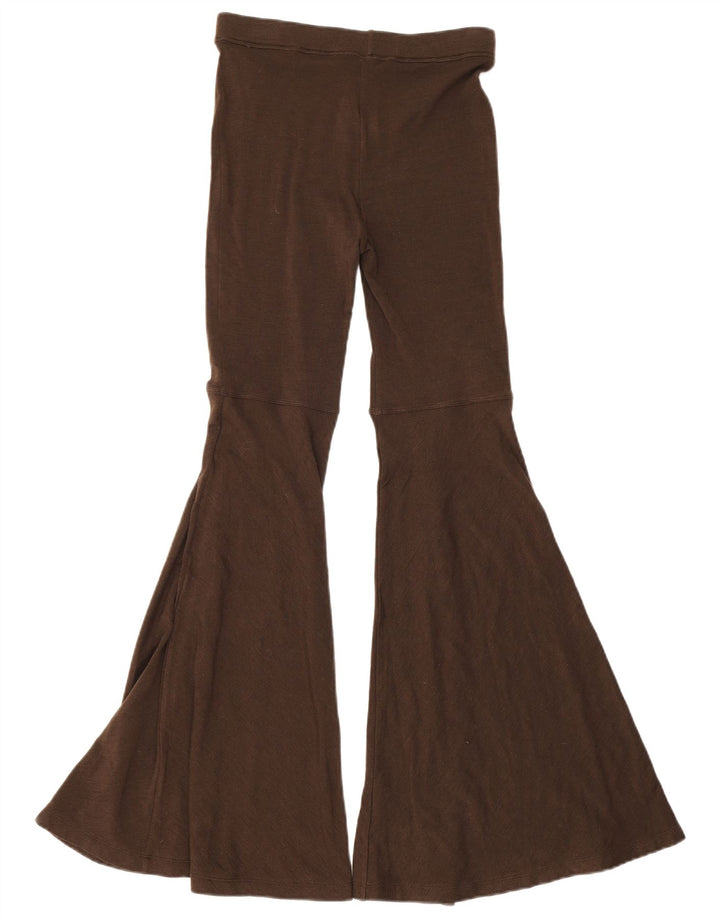 Leggings svasati da donna Roccobarocco UK 8 piccoli marroni