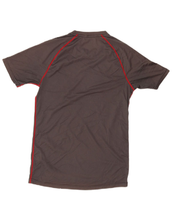 MOUNTAIN WAREHOUSE T-shirt da uomo Top piccolo grigio a quadri