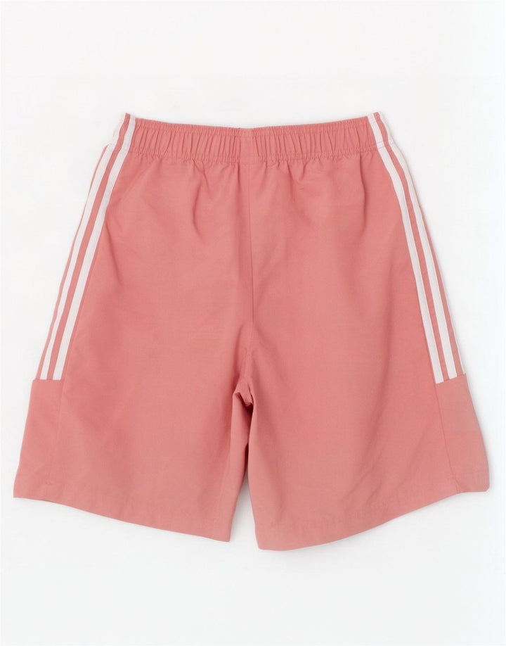 Pantaloncini sportivi Adidas da uomo in poliestere rosa medio