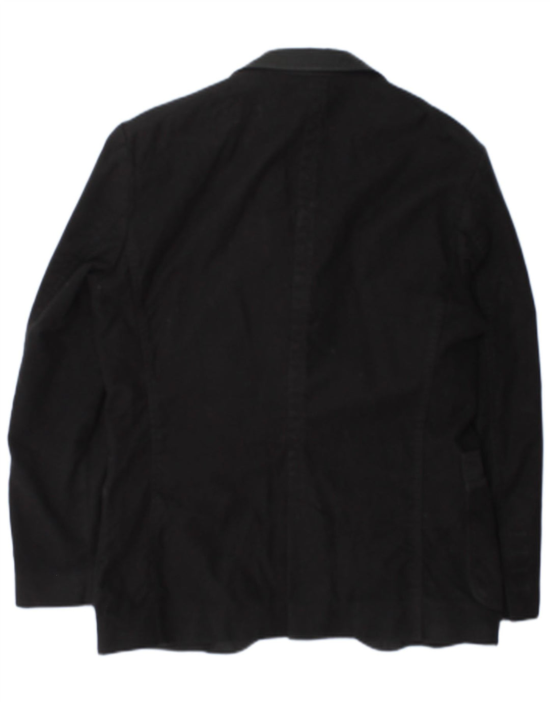Giacca blazer da uomo a 3 bottoni Hugo Boss IT 48 cotone nero medio