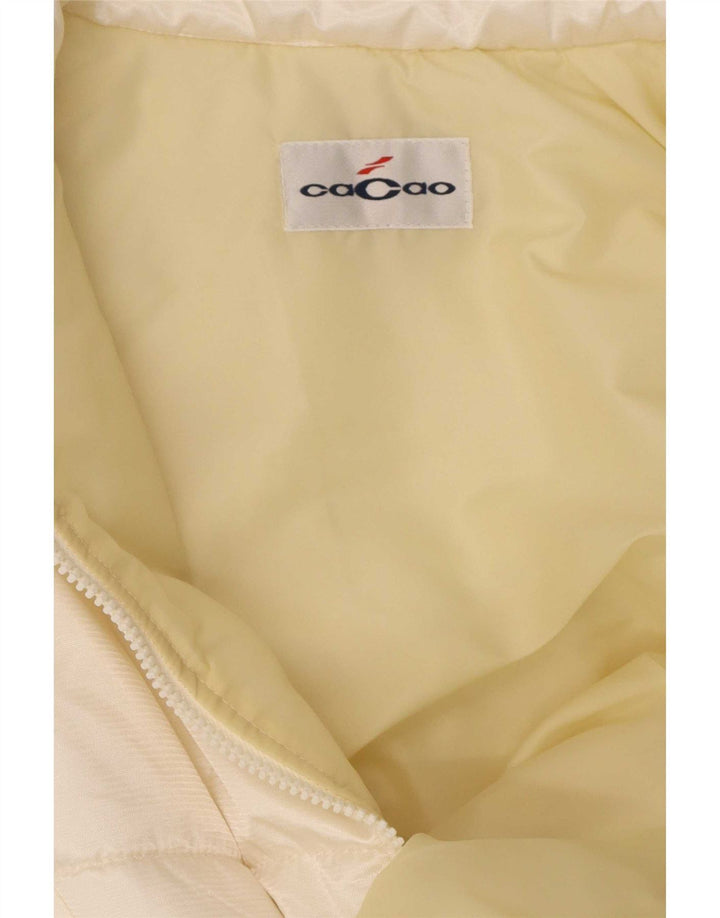 Gilet imbottito da donna Cacao EU 38 medio bianco in poliammide