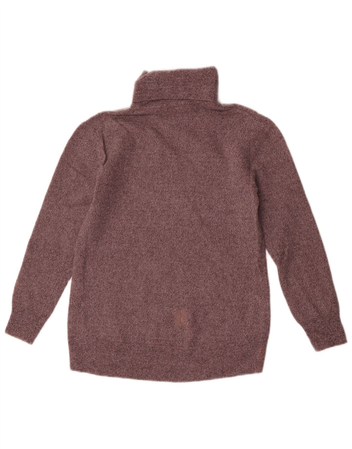Maglione maglione a collo alto da donna Massimo Dutti UK 8 piccolo in lana grigia