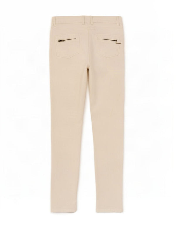 Jeans skinny da donna Zara EU 40 medi W30 L30 cotone bianco