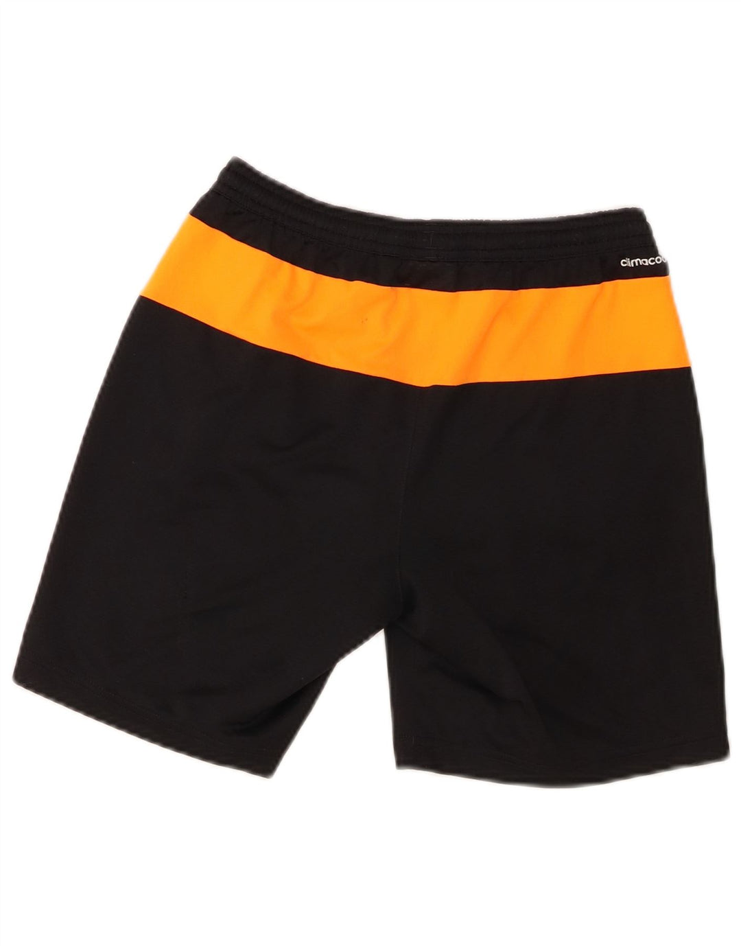 Pantaloncini sportivi Adidas Climacool da ragazzo 11-12 anni in poliestere color block nero