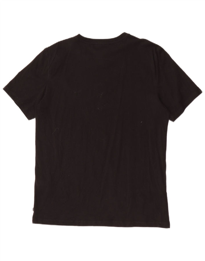 T-shirt grafica da uomo Ted Baker taglia 3 media cotone nero