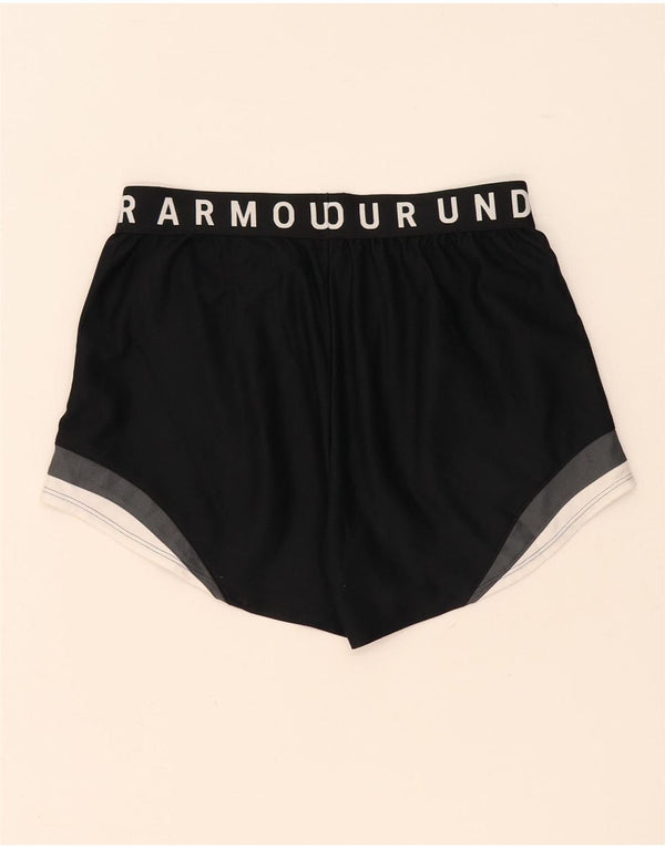 Pantaloncini sportivi Under Armour da donna Heat Gear UK 10 Small Black Colourblock