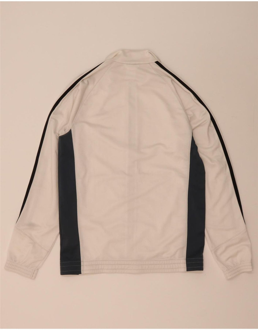 Giacca da tuta da uomo Adidas UK 36/38 Small Poliestere color block bianco