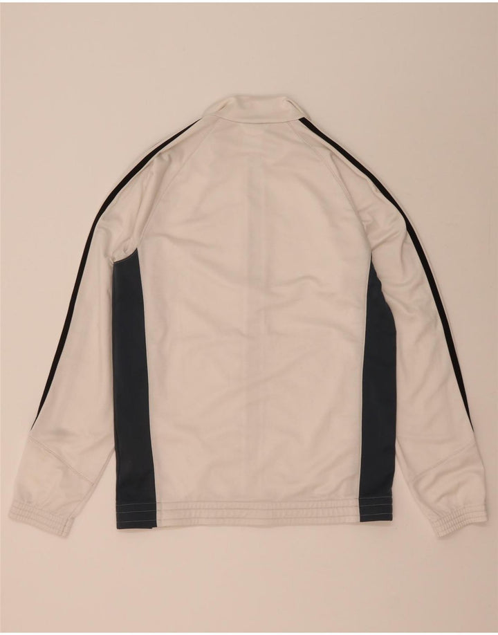 Giacca da tuta da uomo Adidas UK 36/38 Small Poliestere color block bianco