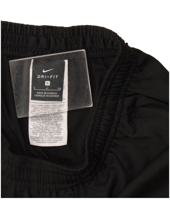 Pantaloni da tuta Nike Dri Fit da uomo piccoli in poliestere nero