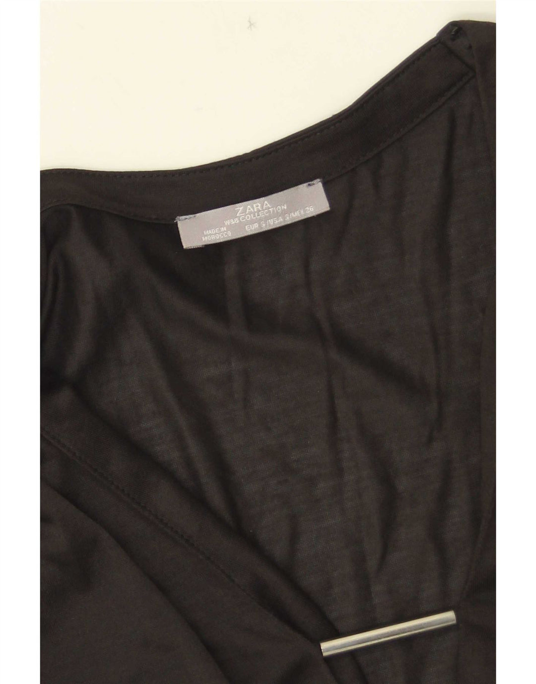 Camicetta Zara da donna Top UK 10 piccola nera