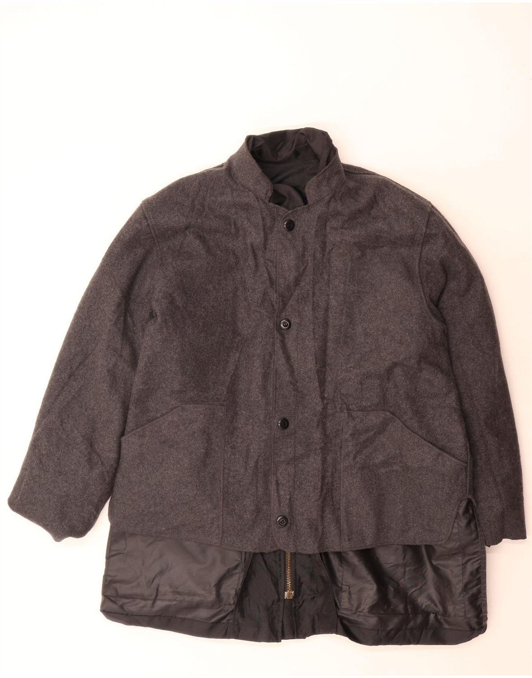 Giacca reversibile vintage da uomo UK 40 Large Nera