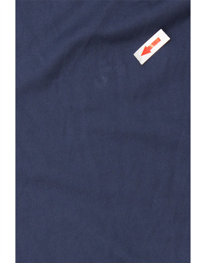 Top Nike Dri Fit da uomo a maniche lunghe, colore blu navy medio