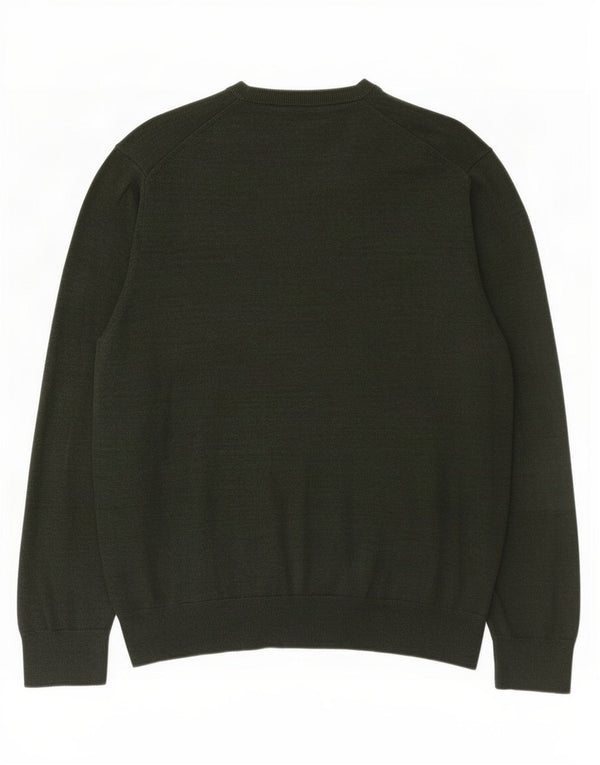 Maglione maglione girocollo da uomo Marks & Spencer 2XL cotone kaki