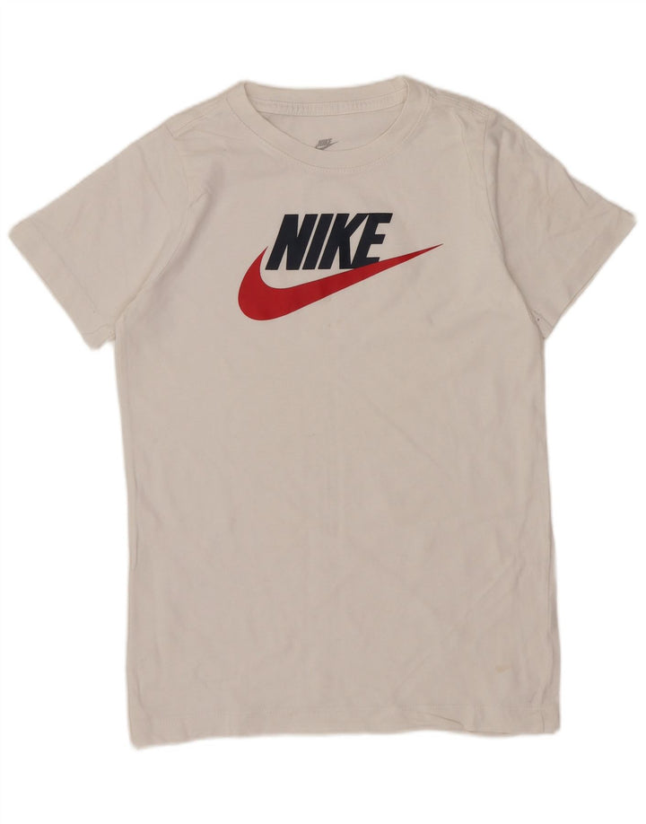 T-shirt grafica Nike da bambino, 10-11 anni, colore bianco medio