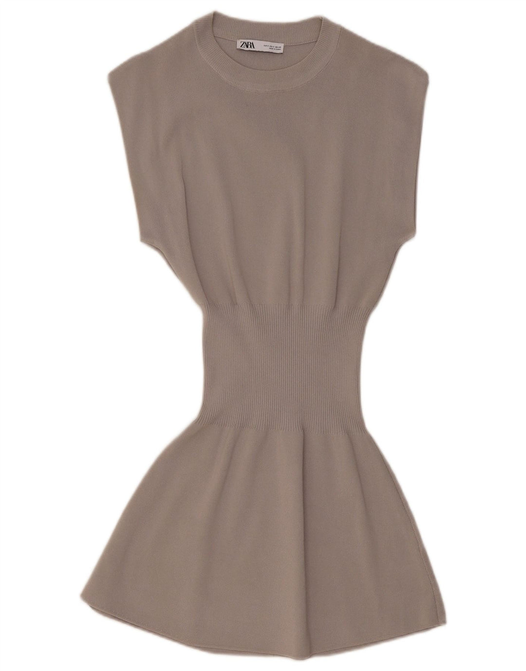 Abito maglione ZARA da donna UK 8 piccolo grigio