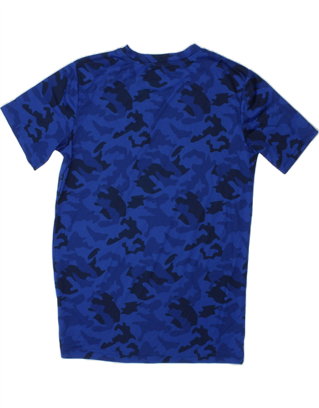 CHAMPION Boys T-Shirt Top 14-15 Years Blue Camouflage Polyester Vintage Champion and Second-Hand Champion from Messina Hembry 