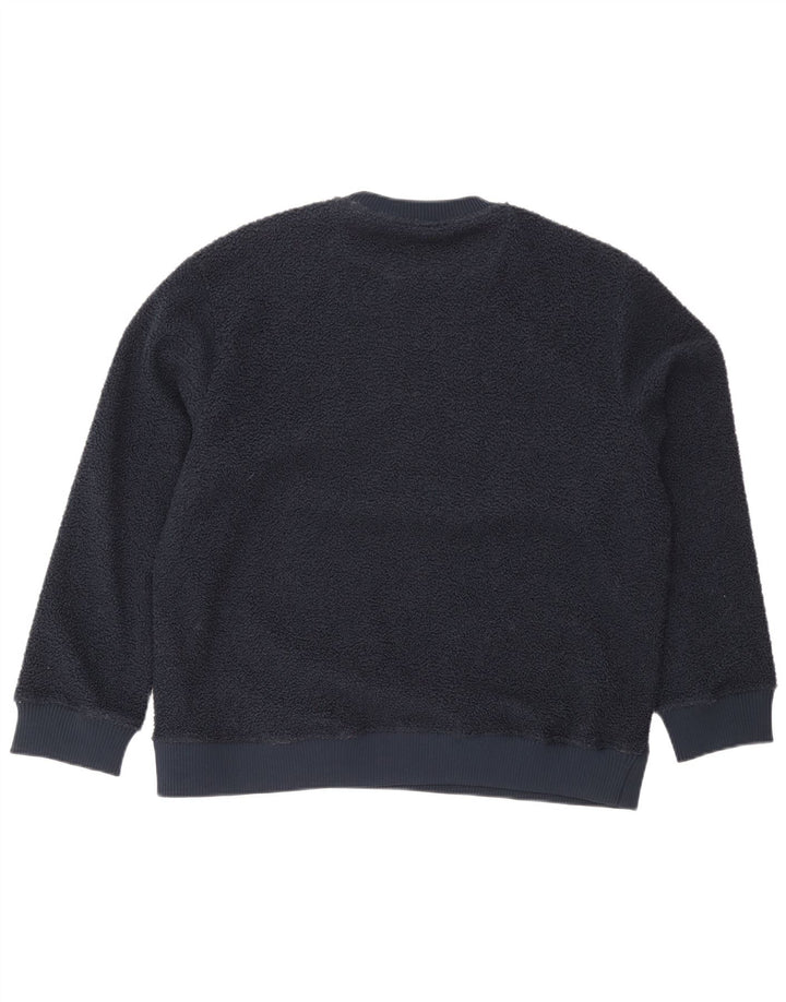 Maglione in pile grafico da uomo Nautica XL poliestere blu navy