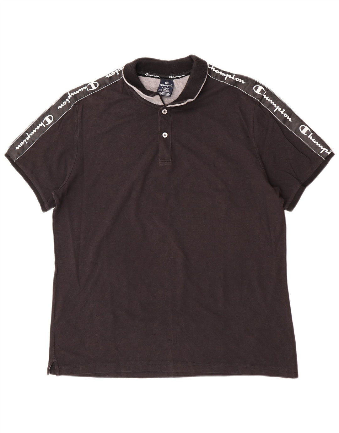 Polo grafica da uomo Champion Large nera