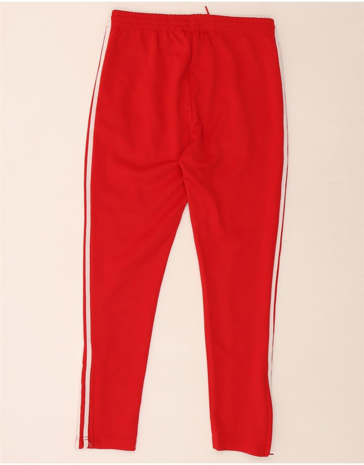 Pantaloni da tuta da donna ADIDAS UK 12/14 Poliestere rosso medio