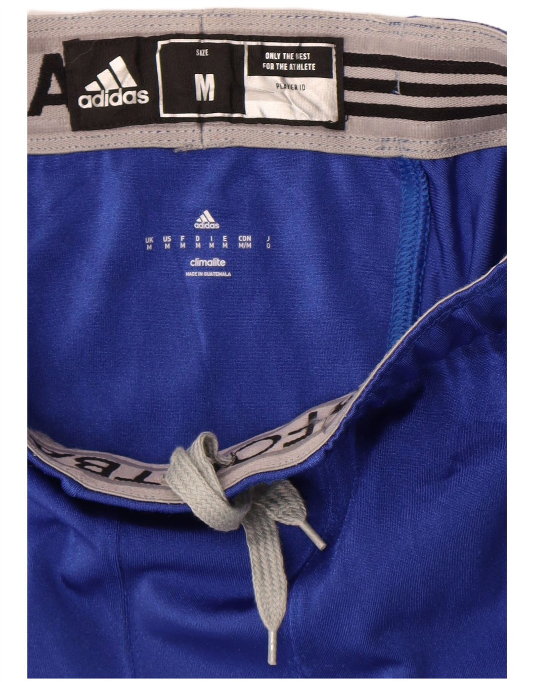 Pantaloncini sportivi Adidas Climalite da uomo blu medio